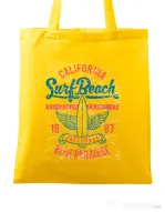 Sacosa din panza Surf Beach Galben