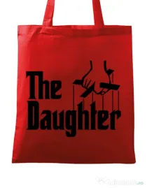 Sacosa din panza The daughter Rosu