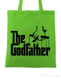 Sacosa din panza The godfather Verde mar