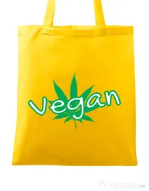 Sacosa din panza Vegan Galben