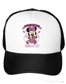 Sapca personalizata Absolvire Minnie Mouse Alb