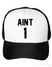 Sapca personalizata Ain t one Alb