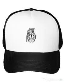 Sapca personalizata Grenade Brain Alb