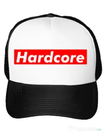 Sapca personalizata Hardcore Alb