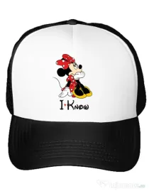 Sapca personalizata I know Alb