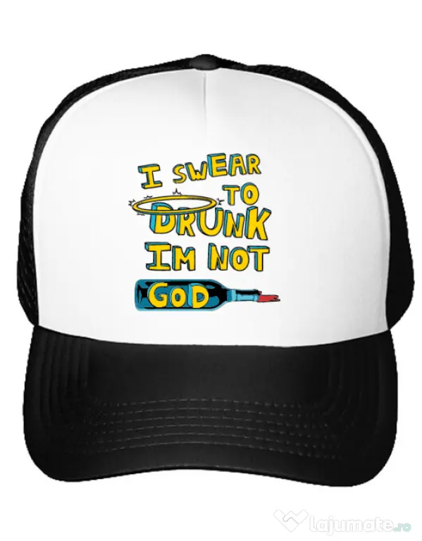 Sapca personalizata I swear to drunk Alb