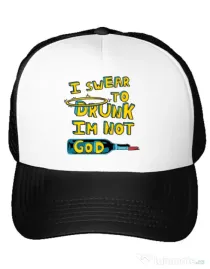 Sapca personalizata I swear to drunk Alb