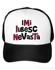 Sapca personalizata Imi iubesc nevasta Alb
