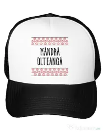 Sapca personalizata Mandra olteanca Alb
