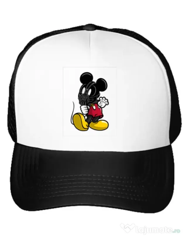 Sapca personalizata Mickey Bane Alb