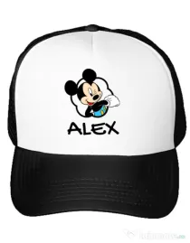 Sapca personalizata Mouse son Alb