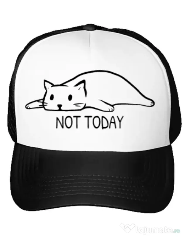 Sapca personalizata Not today Alb