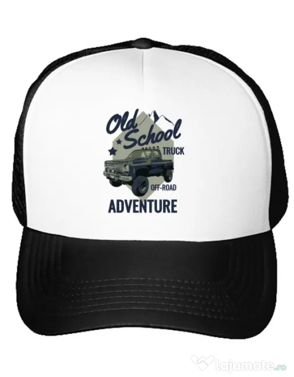 Sapca personalizata Off-road truck Alb