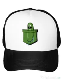 Sapca personalizata Pocket Pickle Alb