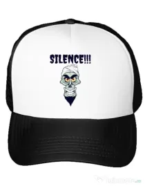 Sapca personalizata Silence Alb