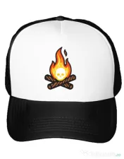 Sapca personalizata Skullfire Alb