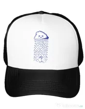 Sapca personalizata Something is growing Alb