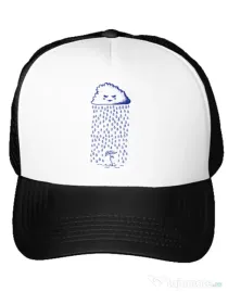 Sapca personalizata Something is growing Alb