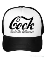 Sapca personalizata Taste the difference Alb