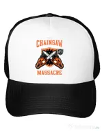 Sapca personalizata The Chainsaw Massacre Alb