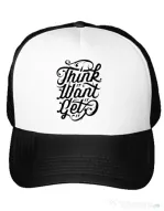 Sapca personalizata Think it Alb