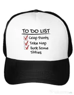 Sapca personalizata To do list Alb