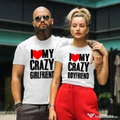 Set Tricouri Cuplu Crazy Couple 