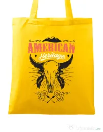 Sacosa din panza American heritage Galben