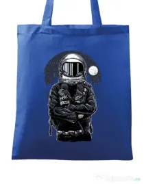 Sacosa din panza Astronaut rebel Albastru regal
