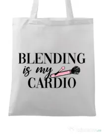Sacosa din panza Blending Alb
