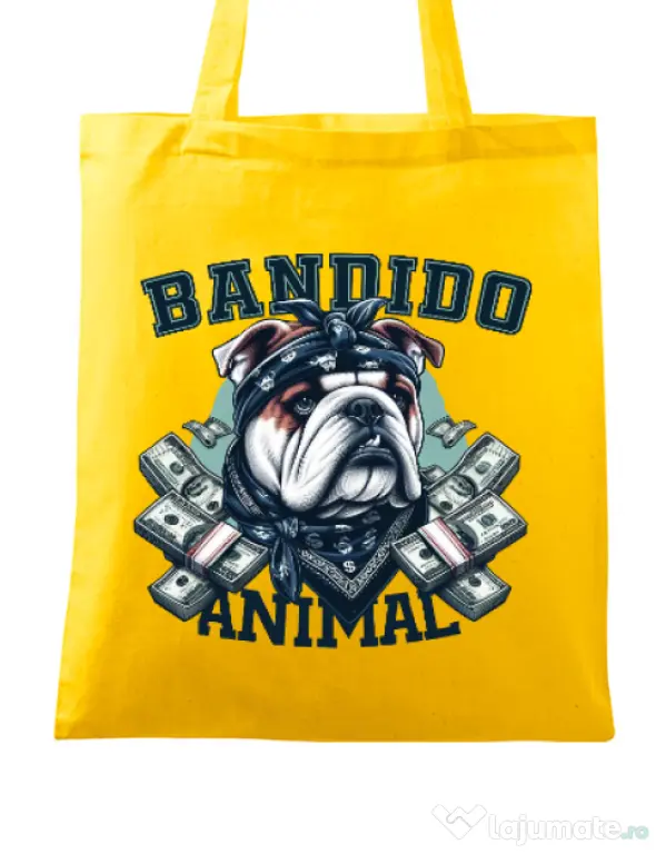 Sacosa din panza BULLDOG 07 Galben