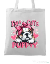 Sacosa din panza BULLDOG 13 Alb