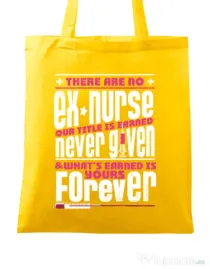 Sacosa din panza Ex nurse Galben