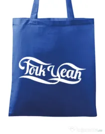 Sacosa din panza Folk yeah Albastru regal