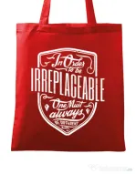 Sacosa din panza Irreplaceable Rosu
