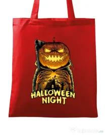 Sacosa din panza Jack o lantern Rosu