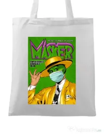 Sacosa din panza Masker Alb