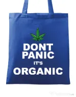 Sacosa din panza Organic Albastru regal