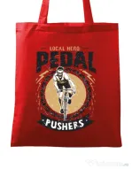 Sacosa din panza Pedal pushers Rosu
