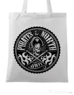 Sacosa din panza Pirates of the north Alb