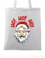 Sacosa din panza Smile santa Alb