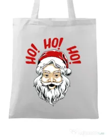 Sacosa din panza Smile santa Alb