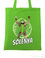 Sacosa din panza Solenya Verde mar