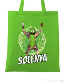 Sacosa din panza Solenya Verde mar