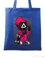 Sacosa din panza Squid Game 4 Albastru regal