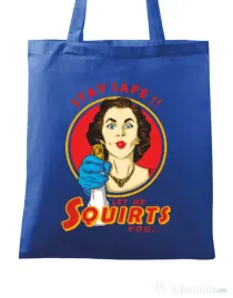 Sacosa din panza Squirts Albastru regal