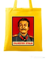 Sacosa din panza Sylvester Stalin Galben