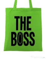 Sacosa din panza The boss Verde mar