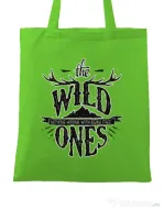 Sacosa din panza The Wild Ones Verde mar