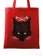 Sacosa din panza We are freaks Rosu